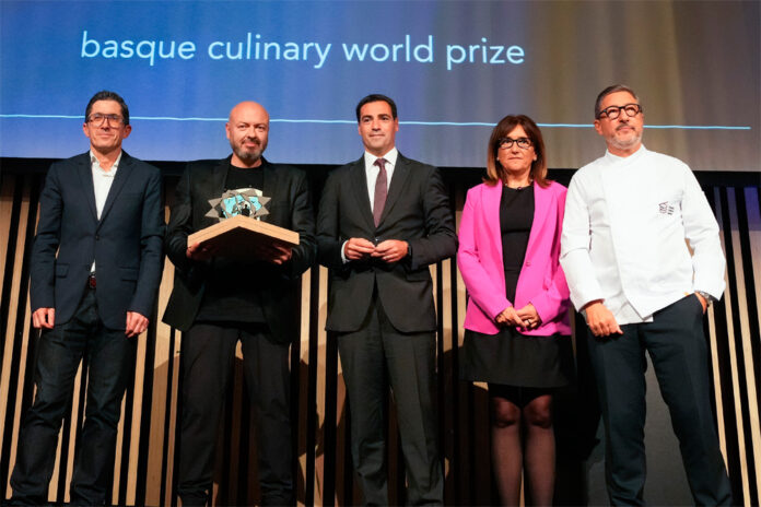 Andrés Torres recibe el ‘Basque Culinary World Prize 2024’